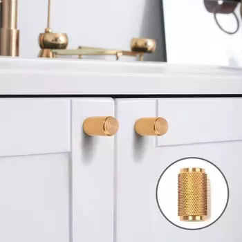Ручка-кнопка cappio pk331, d=28 мм, цвет золото