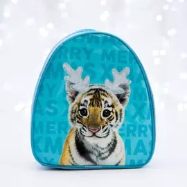 Рюкзак детский tiger,23 х 20,5 см, кожзам