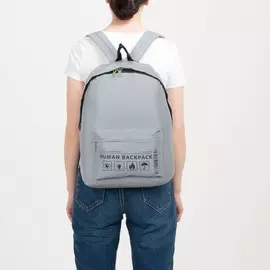 Рюкзак текстильный светоотражающий, human backpack, 42 х 30 х 12см