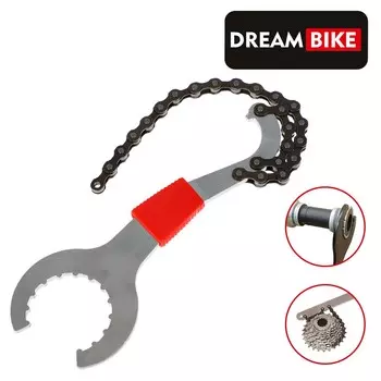 Съемник каретки dream bike, с хлыстом для кассеты