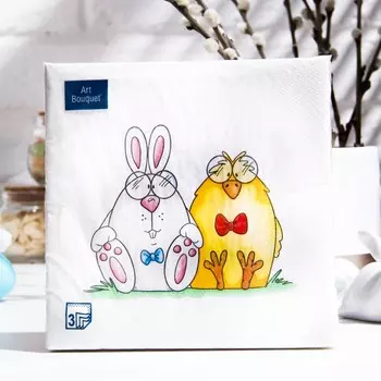 Салфетки бумажные art bouquet