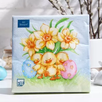 Салфетки бумажные art bouquet