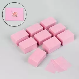 Салфетки для маникюра, безворсовые, плотные, 560 шт, 6 4 см, цвет розовый