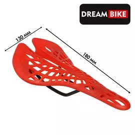 Седло dream bike, спорт, пластик, цвет красный