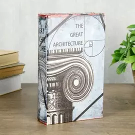 Сейф-книга дерево кожзам