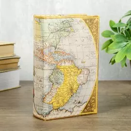 Сейф-книга дерево кожзам