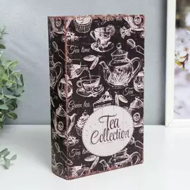Сейф-книга дерево кожзам
