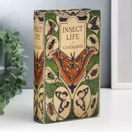 Сейф-книга дерево кожзам