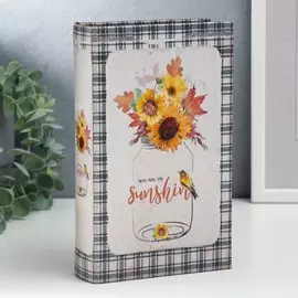 Сейф-книга дерево кожзам