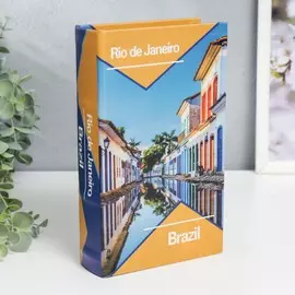 Сейф-книга дерево кожзам