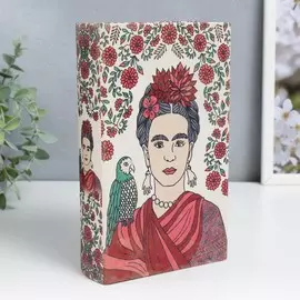 Сейф-книга дерево кожзам
