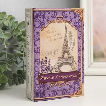 Сейф-книга дерево кожзам