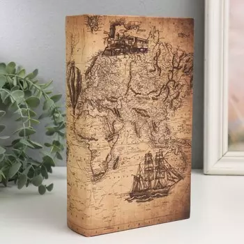 Сейф-книга дерево кожзам