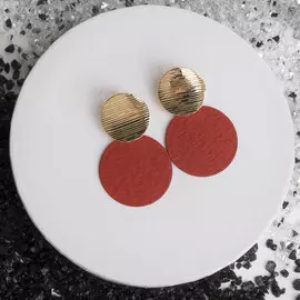 Серьги металл