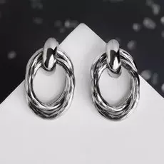 Серьги металл
