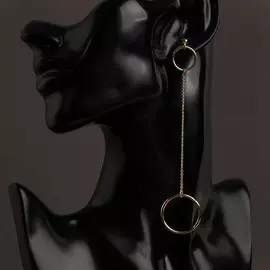 Серьги металл