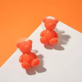Серьги пластик