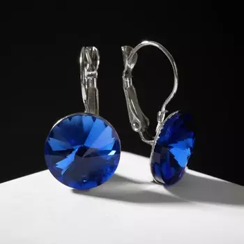 Серьги со стразами