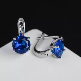 Серьги со стразами