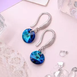 Серьги со стразами