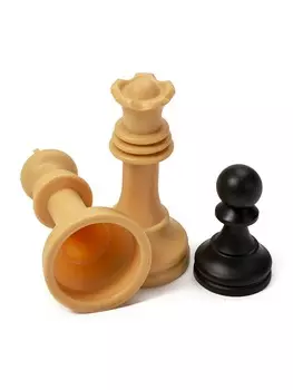 Шахматные фигуры, пластиковые, король h=7 см, d=3,2 см