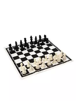Шахматы классические, 4040 см, фигуры пластик, поле пвх