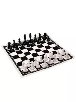 Шахматы классические, 5050 см, фигуры пластик, поле пвх