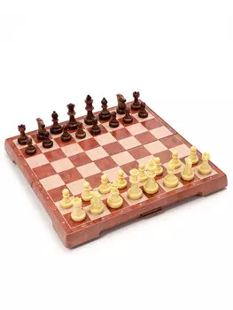 Шахматы магнитные 2424 см, король h=4.9 см, пешка h=2.4 см