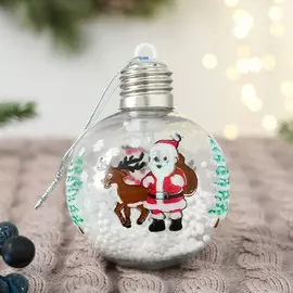 Шар пластик свет d-8 см