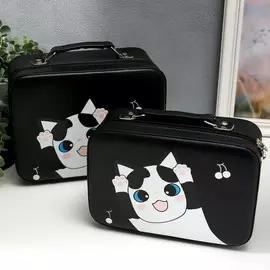 Шкатулка кожзам для косметики