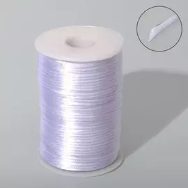 Шнур нейлоновый d=2 мм, l=100 м, белый