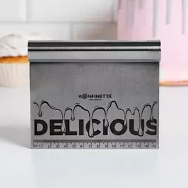 Шпатель кондитерский delicious, 15 х 12.5 см