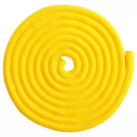 Скакалка для художественной гимнастики утяжеленная grace dance, 3 м, цвет желтый