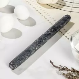Скалка из мрамора magistro, 252,2 см, цвет черный
