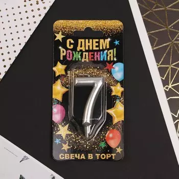 Свеча-цифра в торт