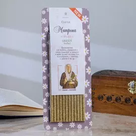 Свеча магическая медовая с ромашкой