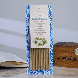 Свеча магическая медовая с ромашкой и жасмином для привлечения суженого