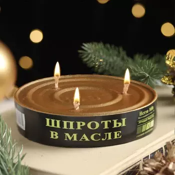 Свеча новогодняя