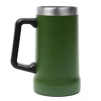 Термокружка beer, 700 мл, нержавеющая сталь, зеленая
