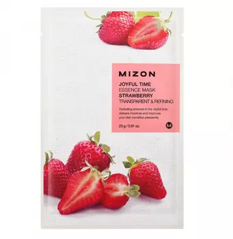 Тканевая маска для лица с экстрактом клубники