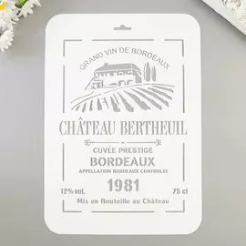 Пластиковый трафарет для творчества
