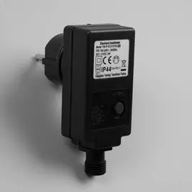 Трансформатор для гирлянд 24v, 6 вт, н.т. 2w, 8 режимов, чёрный