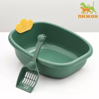 Туалет без борта 41 х 33,5 х 15,5 см, зеленый