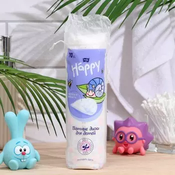 Ватные диски bella baby happy по 70 шт