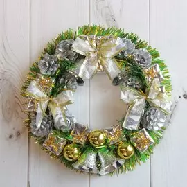 Венок новогодний d=22 см