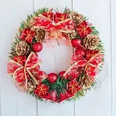 Венок новогодний d=22 см