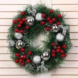 Венок новогодний d=25 см