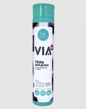 VIA mix Гель для душа с экстрактом сливы, 320г