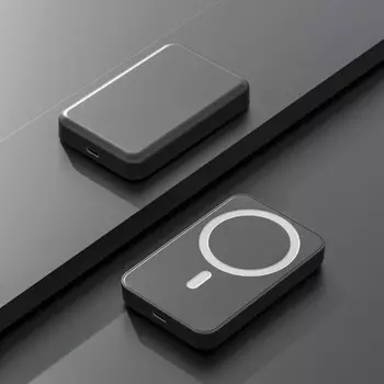 Внешний аккумулятор crr-32, 3000 мач, 5 w, для iphone с функцией magsafe, черный