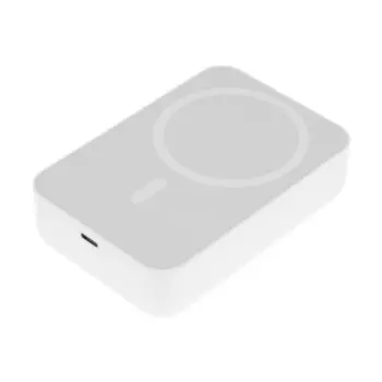 Внешний аккумулятор luazon crr-34, 10000 мач, 5 w, для iphone с функцией magsafe, белый